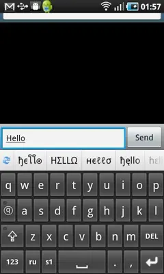 Symbols keyboard & text art android App screenshot 4